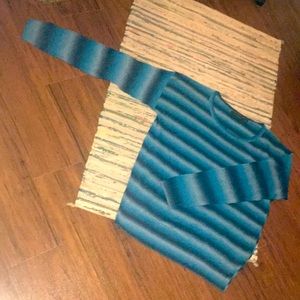 Blue Striped Sweater by The Limited